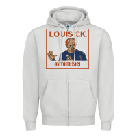 Dove Grey LOUIS C.K. Zipper Hoodie - artisFamous