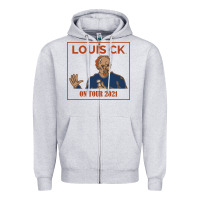 Heather Grey LOUIS C.K. Zipper Hoodie - artisFamous