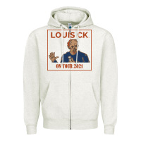 Oatmeal Heather LOUIS C.K. Zipper Hoodie - artisFamous