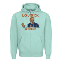 Seafoam LOUIS C.K. Zipper Hoodie - artisFamous
