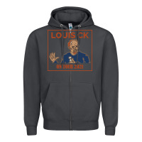 Smoke LOUIS C.K. Zipper Hoodie - artisFamous
