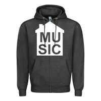Charcoal Heather house music Zipper Hoodie - artisFamous