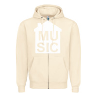 Sandshell house music Zipper Hoodie - artisFamous