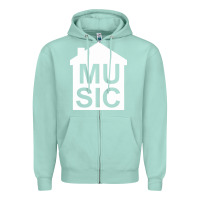 Seafoam house music Zipper Hoodie - artisFamous