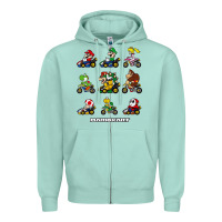 Seafoam mariokart Zipper Hoodie - artisFamous
