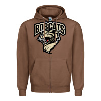 Chestnut bismarck bobcats Zipper Hoodie - artisFamous