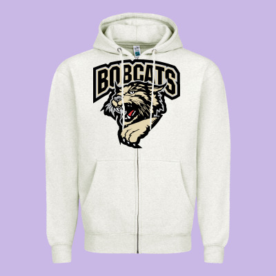 Bismarck Bobcats Zipper Hoodie Designed By Artisfamous