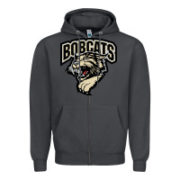 Smoke bismarck bobcats Zipper Hoodie - artisFamous
