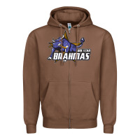 Chestnut lone star brahmas Zipper Hoodie - artisFamous