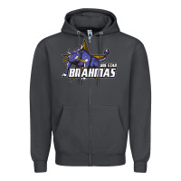 Smoke lone star brahmas Zipper Hoodie - artisFamous