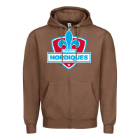 Chestnut maine nordiques Zipper Hoodie - artisFamous