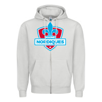 Dove Grey maine nordiques Zipper Hoodie - artisFamous