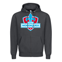 Smoke maine nordiques Zipper Hoodie - artisFamous
