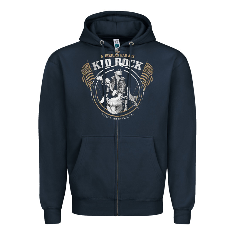 Kid Rock Zipper Hoodie by artisFamous | Teevron
