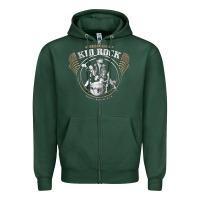 Sports Green kid rock Zipper Hoodie - artisFamous