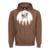 Chestnut xenomorph phone home funny Zipper Hoodie - artisFamous