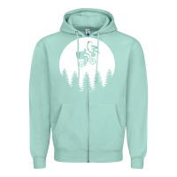 Seafoam xenomorph phone home funny Zipper Hoodie - artisFamous