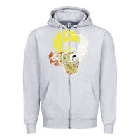 Heather Grey mimikyu nightmare before Zipper Hoodie - artisFamous