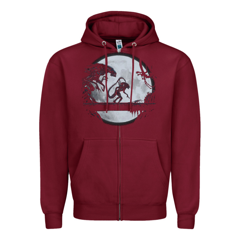 Alien Mata Zipper Hoodie by artisFamous | Teevron