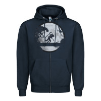 Navy alien mata Zipper Hoodie - artisFamous