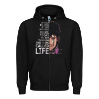 Black dearly beloved we are gathered here Zipper Hoodie - artisFamous