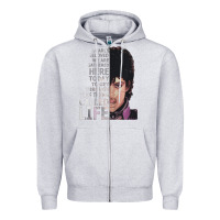 Heather Grey dearly beloved we are gathered here Zipper Hoodie - artisFamous