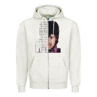 Oatmeal Heather dearly beloved we are gathered here Zipper Hoodie - artisFamous