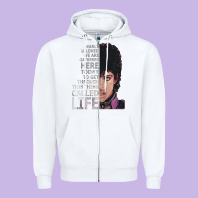Dearly Beloved We Are Gathered Here Zipper Hoodie Designed By Artisfamous