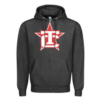Charcoal Heather Traverse City North Stars Zipper Hoodie - artisFamous