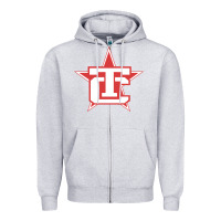 Heather Grey Traverse City North Stars Zipper Hoodie - artisFamous