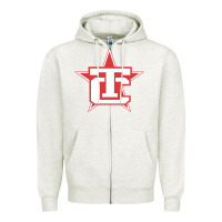 Oatmeal Heather Traverse City North Stars Zipper Hoodie - artisFamous