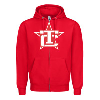 Red Traverse City North Stars Zipper Hoodie - artisFamous