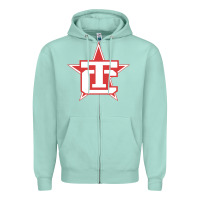 Seafoam Traverse City North Stars Zipper Hoodie - artisFamous