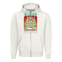 Oatmeal Heather coheed and cambria Zipper Hoodie - artisFamous