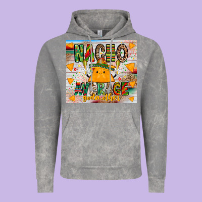Nacho Average God Mother Vintage Hoodie Designed By Cowhidedigitalart