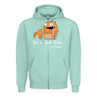 Seafoam be a goldfish ted losso Zipper Hoodie - artisFamous