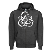 Charcoal Heather coheed and cambria Zipper Hoodie - artisFamous
