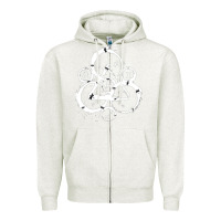 Oatmeal Heather coheed and cambria Zipper Hoodie - artisFamous