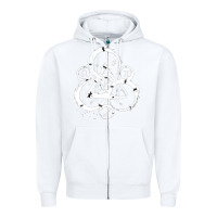 White coheed and cambria Zipper Hoodie - artisFamous