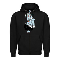 Black The Jetsons funny robot cartoon Zipper Hoodie - artisFamous