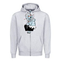 Heather Grey The Jetsons funny robot cartoon Zipper Hoodie - artisFamous