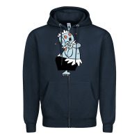 Navy The Jetsons funny robot cartoon Zipper Hoodie - artisFamous
