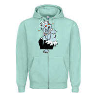Seafoam The Jetsons funny robot cartoon Zipper Hoodie - artisFamous