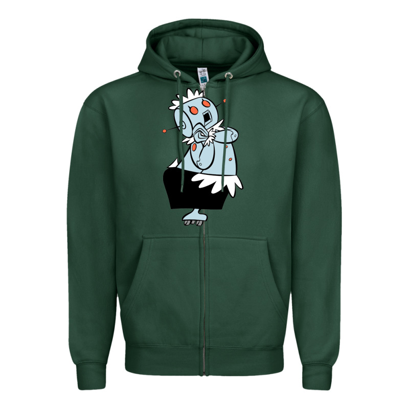 The Jetsons Funny Robot Cartoon Zipper Hoodie by artisFamous | Teevron