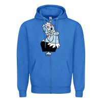 True Royal The Jetsons funny robot cartoon Zipper Hoodie - artisFamous