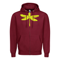 Burgundy coheed and cambria Zipper Hoodie - artisFamous