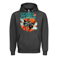 Charcoal Heather coheed and cambria Zipper Hoodie - artisFamous