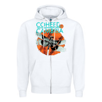 White coheed and cambria Zipper Hoodie - artisFamous