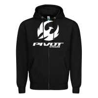 Black pivot cycles Zipper Hoodie - artisFamous