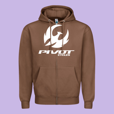 Pivot Cycles Zipper Hoodie Designed By Artisfamous